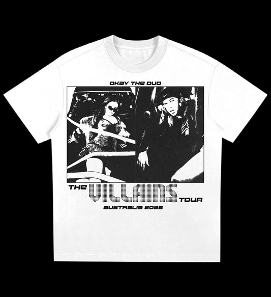 VILLAINS Tour Tee White