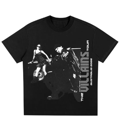 VILLAINS Tour Tee Black